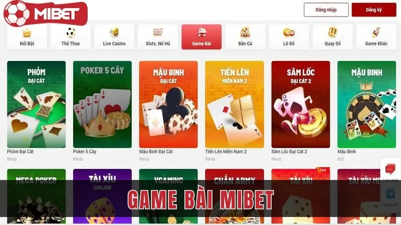 Game Bài Mibet – Sảnh Game Bài Uy Tín Số 1 Việt Nam